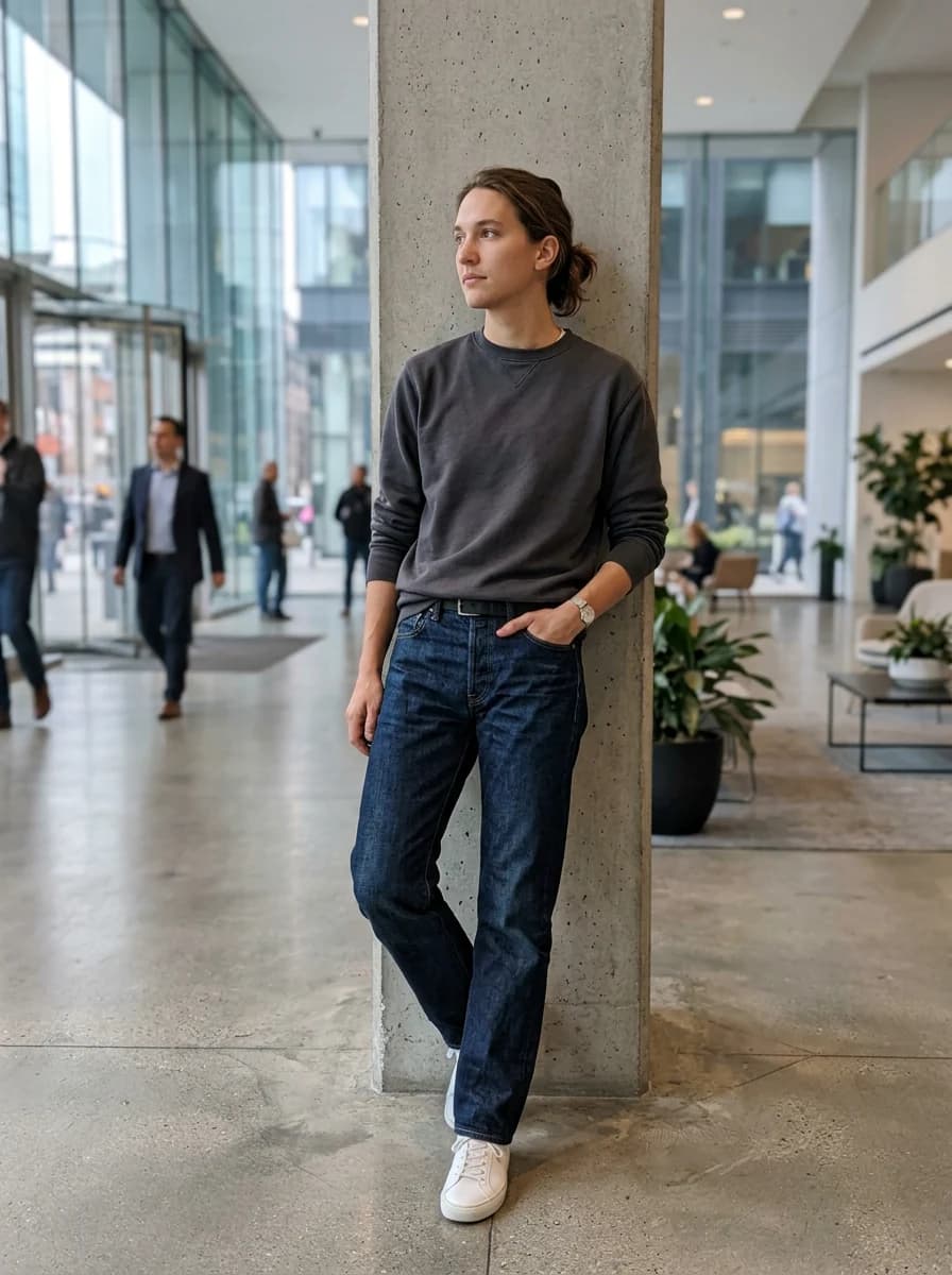 Jeans try-on render